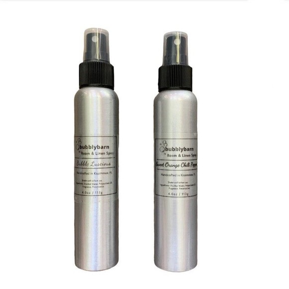 2 Room & Linen Spray Bubble Luscious Sweet Orange Chili Pepper Small Batches - Picture 1 of 6